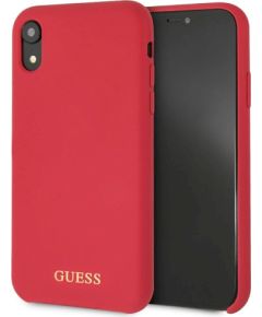 Guess GUHCI61LSGLRE Hardcase Silicone Защитный чехол для iPhone Xr / красный Чехлы - альтернативные