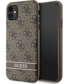 Guess GUHCN61P4SNW Hardcase 4G Stripe Защитный чехол для iPhone 11 / Xr / коричневый Чехлы - альтернативные