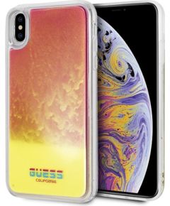 Guess GUHCI65GLCPI California Glow in the dark Защитный чехол для iPhone Xs Max / розовый Чехлы - альтернативные