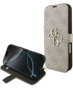 Guess Book 4G Metal Logo Case Защитный чехол для iPhone 17 Pro / розовый Чехлы - альтернативные