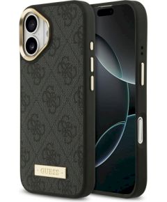 Guess 4G Logo Plate MagSafe Case Защитный чехол для iPhone 17 / чёрный Чехлы - альтернативные