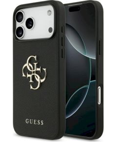 Guess Grained Big 4G & Classic Logo case Защитный чехол для iPhone 17 Pro Max / чёрный Чехлы - альтернативные