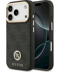 Guess 4G Strass Logo MagSafe Защитный чехол для iPhone 17 Pro / чёрный Чехлы - альтернативные