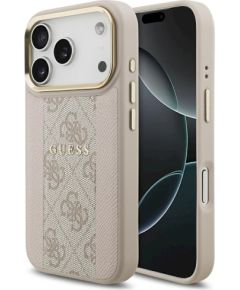 Guess 4G Stripe MagSafe Case Защитный чехол для iPhone 17 Pro / розовый Чехлы - альтернативные
