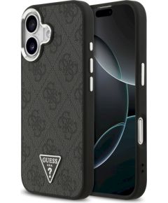Case Guess 4G Triangle Logo MagSafe Защитный чехол для iPhone 17 / чёрный/серебристый Чехлы - альтернативные