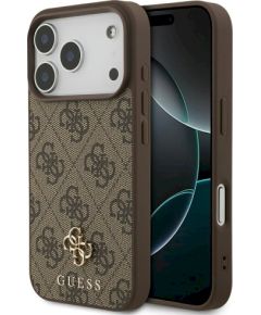 Guess 4G Small Classic Logo MagSafe Case Защитный чехол для iPhone 17 Pro / коричневый Чехлы - альтернативные