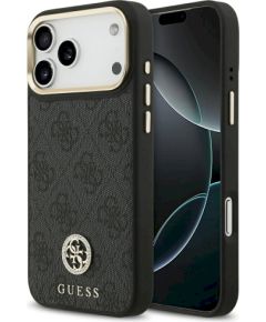 Guess 4G Strass Logo MagSafe Защитный чехол для iPhone 17 Pro Max / чёрный Чехлы - альтернативные