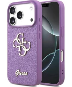 Case Guess Fixed Glitter Big 4G Защитный чехол для iPhone 17 Pro / сиреневый Чехлы - альтернативные