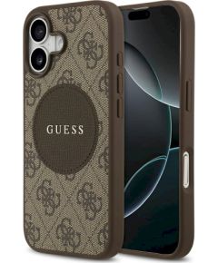 Case Guess 4G Circle Classic Logo MagSafe Защитный чехол для iPhone 17 / коричневый Чехлы - альтернативные
