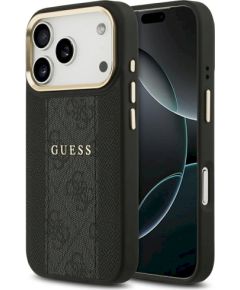 Case Guess 4G Stripe MagSafe Защитный чехол для iPhone 17 Pro / чёрный Чехлы - альтернативные