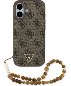 Guess 4G Strap Triangle Logo MagSafe Защитный чехол для iPhone 17 / коричневый Чехлы - альтернативные