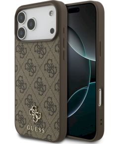 Guess 4G Small Classic Logo MagSafe Case Защитный чехол для iPhone 17 Pro Max / коричневый Чехлы - альтернативные