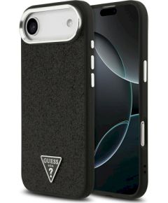 Case Guess Glitter Triangle Logo MagSafe Защитный чехол для iPhone Air / чёрный Чехлы - альтернативные