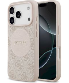 Case Guess 4G Circle Classic Logo MagSafe Защитный чехол для iPhone 17 Pro / розовый Чехлы - альтернативные