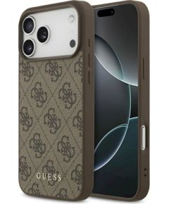 Guess 4G Classic Case Защитный чехол для iPhone 17 Pro Max / коричневый Чехлы - альтернативные