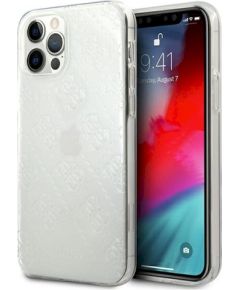 Guess GUHCP12M3D4GTR Hardcase 4G 3D Pattern Collection Защитный чехол для iPhone 12/12 Pro 6,1" / прозрачный Чехлы - альтернативные