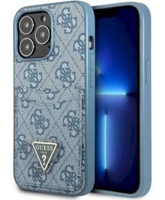 Guess GUHCP13LP4TPB Hardcase 4G Triangle Logo Cardslot Защитный чехол для iPhone 13 Pro / 13 6,1" / синий Чехлы - альтернативные