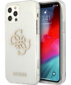 Guess GUHCP12LPCUGL4GTR Glitter 4G Big Logo Защитный чехол для iPhone 12 Pro Max 6,7" Чехлы - альтернативные