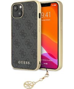 Guess GUHCP13MGF4GGR Hardcase 4G Charms Collection Защитный чехол для iPhone 13 / 14 / 15 6,1" / серый Чехлы - альтернативные