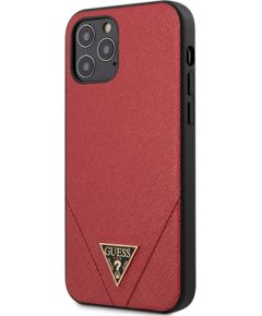 Guess GUHCP12LVSATMLRE Hardcase Saffiano Защитный чехол для iPhone 12 Pro Max 6,7" / красный Чехлы - альтернативные