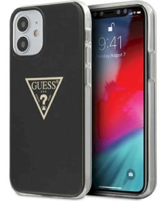 Guess GUHCP12SPCUMPTBK Metallic Collection Защитный чехол для iPhone 12 mini 5,4" / чёрный Чехлы - альтернативные