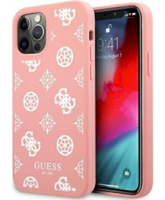 Guess GUHCP12LLSPEWPI Peony Collection Защитный чехол для iPhone 12 Pro Max 6,7" / розовый Чехлы - альтернативные