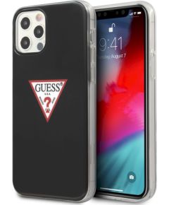 Guess GUHCP12MPCUCTLBK Triangle Collection Защитный чехол для iPhone 12/12 Pro 6,1" / чёрный Чехлы - альтернативные
