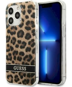 Guess GUHCP13LHSLEOW Hardcase Leopard Защитный чехол для iPhone 13 Pro / 13 6,1" / коричневый Чехлы - альтернативные