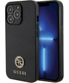 Guess GUHCP13LPS4DGPK Hardcase Strass Metal Logo Защитный чехол для iPhone 13 Pro 6.1" / чёрный Чехлы - альтернативные