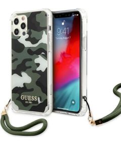 Guess GUHCP12MKSARKA Camo Collection Защитный чехол для iPhone 12/12 Pro 6,1" / хаки Чехлы - альтернативные