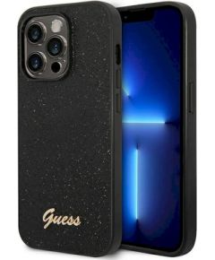 Guess GUHCP14LHGGSHK Glitter Script Защитный чехол для iPhone 14 Pro 6,1" / чёрный Чехлы - альтернативные
