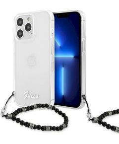 Guess GUHCP13XKPSBK Защитный чехол для iPhone 13 Pro Max 6.7" / Transparent Black Pearl Чехлы - альтернативные