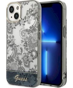 Guess GUHCP14MHGPLHG Porcelain Collection Защитный чехол для iPhone 14 Plus / 15 Plus 6.7" / серый Чехлы - альтернативные