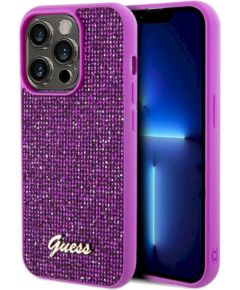 Guess GUHCP14LPMSDGSF Disco Metal Script Защитный чехол для iPhone 14 Pro 6.1" / фуксия Чехлы - альтернативные
