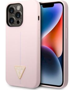 Guess GUHCP14LSLTGU Silicone Triangle Hardcase Защитный чехол для iPhone 14 Pro 6,1" / фиолетовый Чехлы - альтернативные
