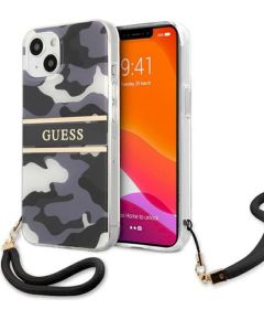 Guess GUHCP13SKCABBK Camo Strap Collection Защитный чехол для iPhone 13 mini 5,4" / чёрный Чехлы - альтернативные