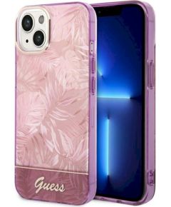 Guess GUHCP14MHGJGHP Jungle Collection Защитный чехол для iPhone 14 Plus / 15 Plus 6.7" / розовый Чехлы - альтернативные