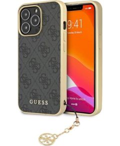 Guess GUHCP13XGF4GGR Hardcase 4G Charms Collection Защитный чехол для iPhone 13 Pro Max 6,7" / серый Чехлы - альтернативные