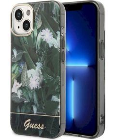 Guess GUHCP14SHGJGHA Jungle Collection Защитный чехол для iPhone 14 / 15 / 13 6.1" / зелёный Чехлы - альтернативные
