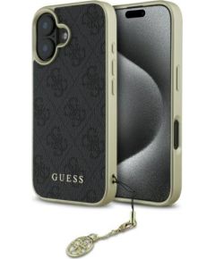 Guess GUHCP16SGF4GGR Hardcase 4G Charms Collection Защитный чехол для iPhone 16 6.1" / чёрный Чехлы - альтернативные