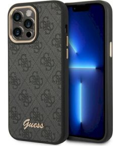 Guess GUHCP14XHG4SHK Hardcase 4G Vintage Gold Logo Защитный чехол для iPhone 14 Pro Max 6,7" / чёрный Чехлы - альтернативные
