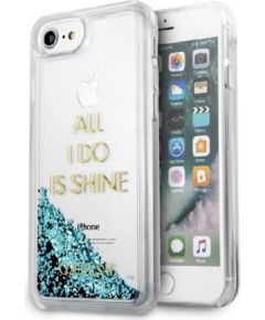 Guess GUHCP7GLUQBL Liquid Glitter Party Защитный чехол для iPhone 6/7/8/SE 2020 / SE 2022 / синий Чехлы - альтернативные