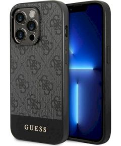 Guess GUHCP14XG4GLGR 4G Stripe Collection Защитный чехол для iPhone 14 Pro Max 6,7" / серый Чехлы - альтернативные