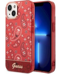 Guess GUHCP14SHGBNHR Hardcase Bandana Paisley Защитный чехол для iPhone 14 / 15 / 13 6.1" / красный Чехлы - альтернативные