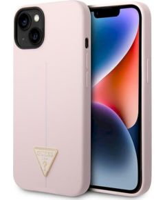 Guess GUHCP14MSLTGU Silicone Triangle Hardcase Защитный чехол для iPhone 14 Plus / 15 Plus 6.7" / фиолетовый Чехлы - альтернативные