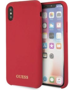 Guess GUHCPXLSGLRE Silicone Hardcase Защитный чехол для iPhone X/Xs / красный Чехлы - альтернативные