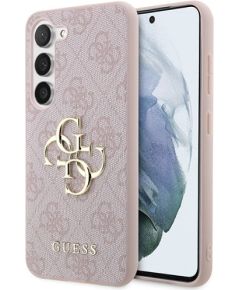 Guess GUHCS23S4GMGPI Hardcase 4G Big Metal Logo Защитный чехол для Samsung Galaxy S23 / розовый Чехлы - альтернативные