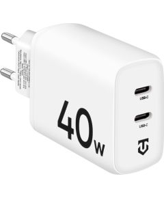 Tactical Base Plug Dual 40W Зарядное устройство / белый Зарядные устройства