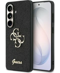 Guess Fixed Glitter Big 4G Metal Logo Защитный чехол для Samsung Galaxy S26 / чёрный Чехлы - альтернативные