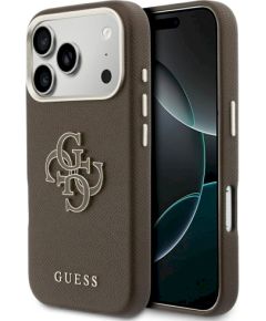 Guess FW Resin Logo Case Защитный чехол для iPhone 17 Pro / коричневый Чехлы - альтернативные